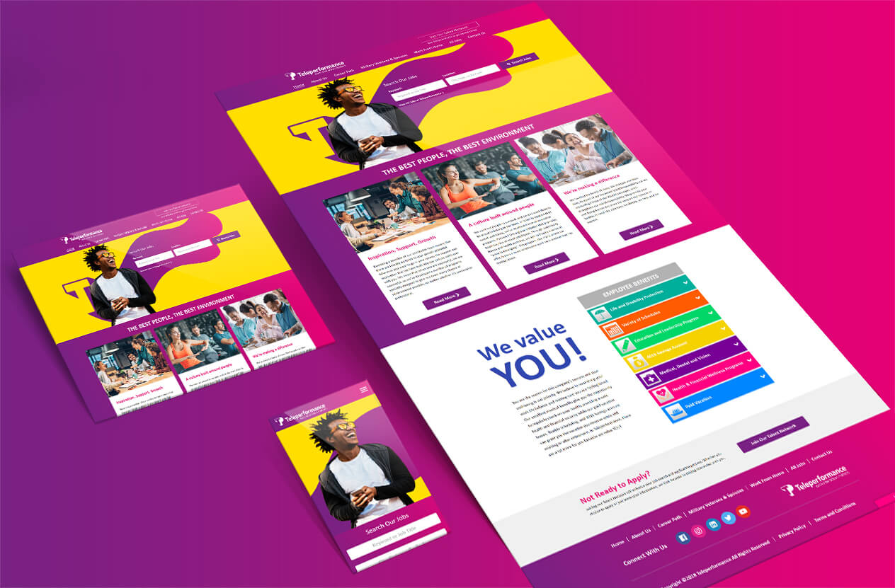 Teleperformance USA Site Preview
